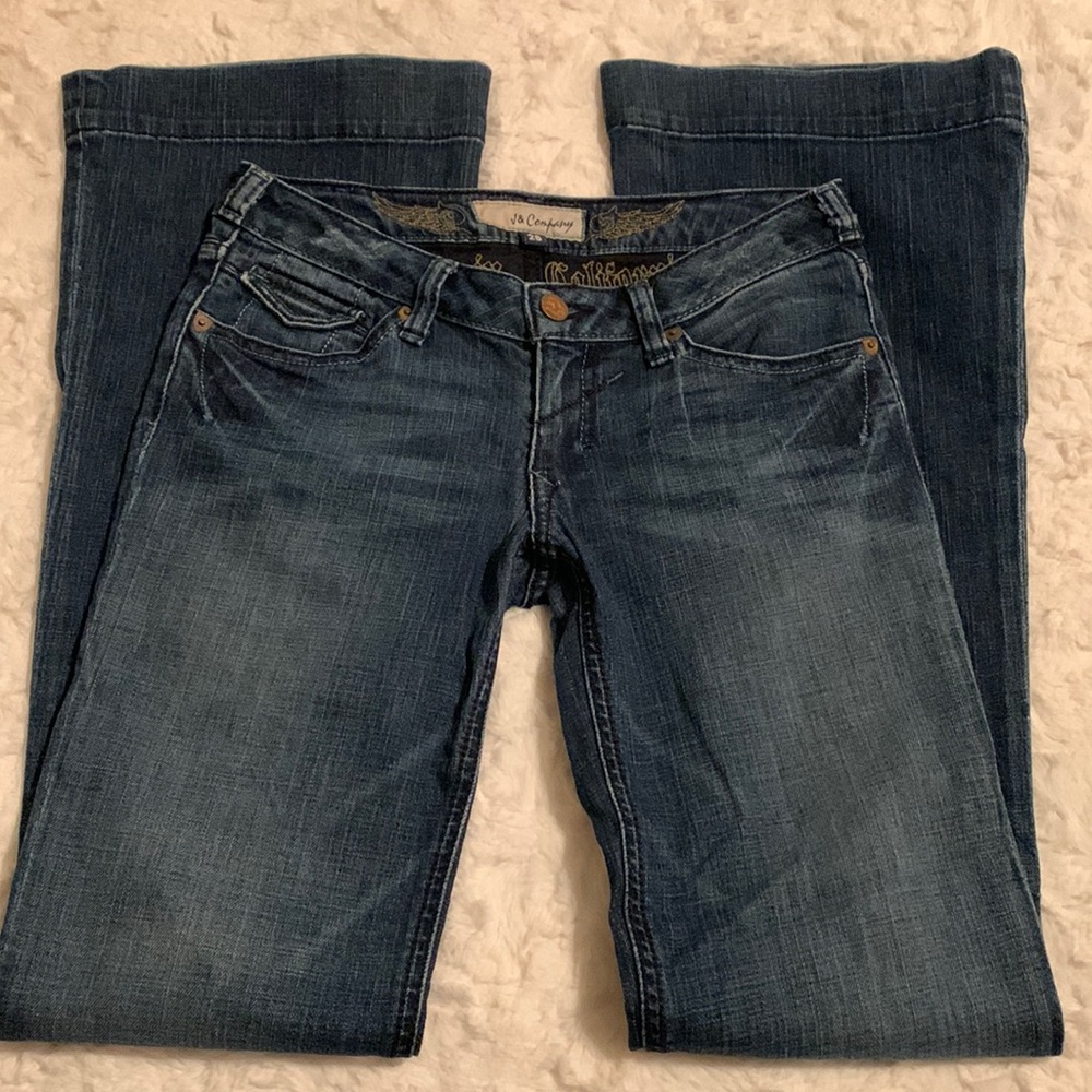 J & Company Robertson Flare Low Waist Jeans